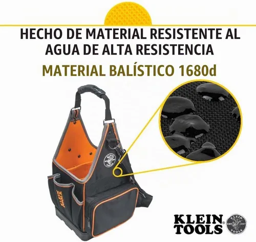 Vista 4 de Klein Tools 554158 –- 14 Tradesman Pro Organizador bolsa 8-Inch bolsa pulgadas