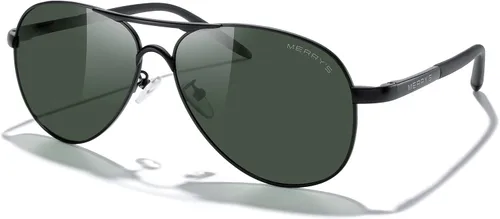 Vista 135 de MERRY'S, UV400 S8513, gafas de sol polarizadas para conducir, marco irrompible, para hombre.
