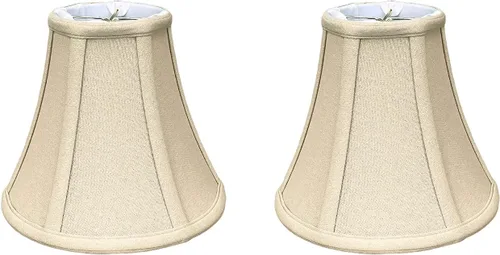 Vista 50 de Royal Designs, Inc. BSO-704FC-6AGL True Bell - Pantalla básica para lámpara con clip de llama, 3.5 x 6 x 6.25, dorado antiguo