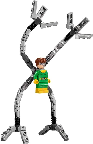 Vista 4 de Juguete Lego Marvel de Spider-Man: trampa de tentáculos del Doctor Octopus