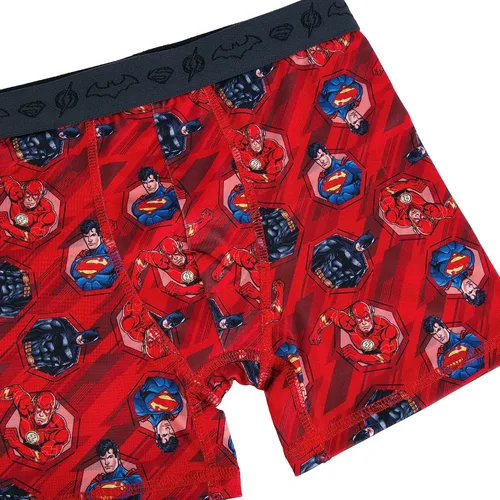 Vista 4 de DC Comics Calzoncillos bóxer de superhéroe para niño con Batman, Flash, Superman y más, tallas 4, 6, 8, 10, 12
