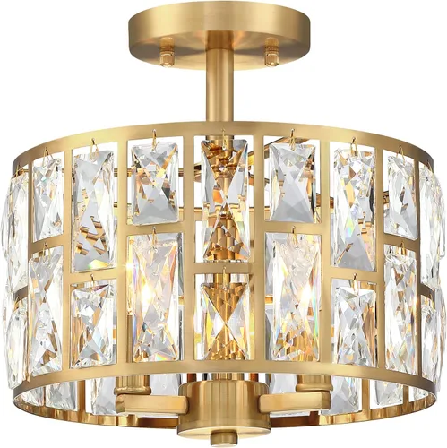 Vista 22 de MEXO Lámpara colgante de cristal moderna de 2 piezas con acabado mate negro, iluminación colgante, candelabro de cristal para sala de estar, cocina