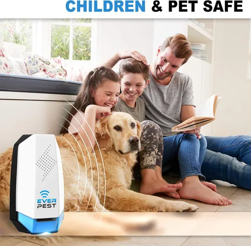 Vista 6 de Repelente ultrasónico de control de plagas, ecológico, enchufe, electrónico, ondas, enchufe para interiores, repelente de enchufe para ratones