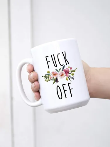 Vista 4 de Taza de café divertida e inadecuada para el mejor amigo de Vulgar, taza grande de 454 ml