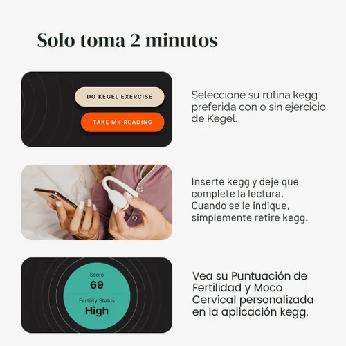 Vista 5 de kegg Rastreador de fertilidad + aplicación gratuita de fertilidad Descubre tus días más fértiles Sin costos recurrentes Predice ventana fértil