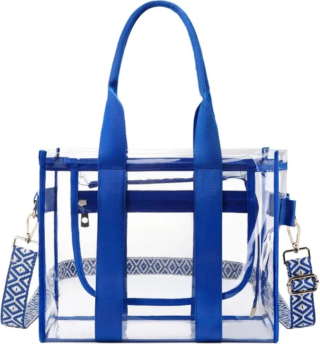 Vista 17 de getgto Bolsas Transparentes para Mujer Bolso de Mano, Bolso Cruzado, Bolso Transparente Aprobado para Estadios para Eventos Deportivos, Concierto