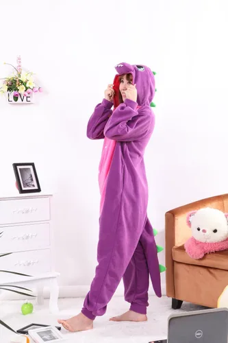 Vista 4 de Honeystore, piyama de disfraz de dinosaurio para Halloween, una pieza, unisex
