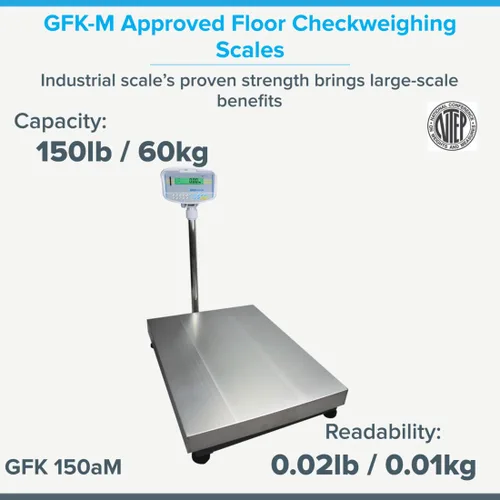 Vista 2 de Adam Equipment - Básculas de control de suelo aprobadas por GFK-M