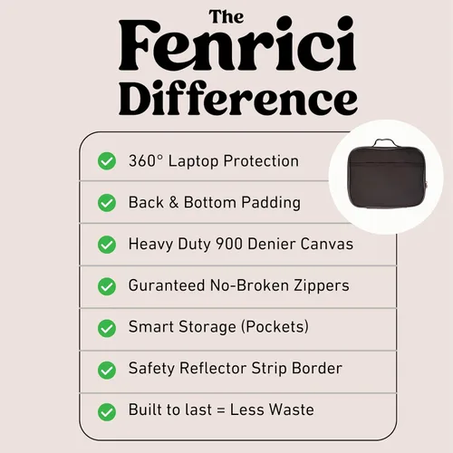 Vista 7 de Lonchera infantil de Fenrici, para niñas, adolescentes, mujeres, bolsa de almuerzo aislada, compartimentos de lados suaves, espaciosos, sin BPA Negro