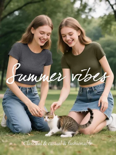 Vista 5 de Paquete de 4 camisetas cortas básicas ajustadas de manga corta para mujer, lindas camisetas cortas de moda con cuello redondo para mujeres