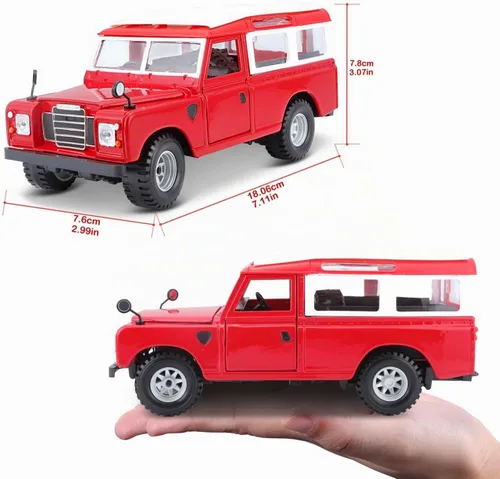 Vista 8 de Bburago 2011 Bijoux Escala 1:25 Azul Land Rover