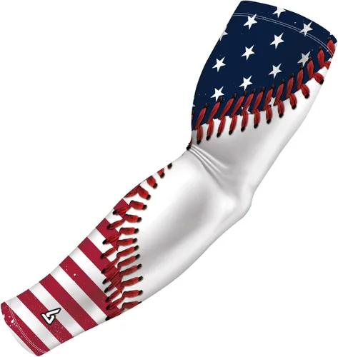 Vista 34 de B-Driven Sports Sleeve Pro-Fit - Manga Patriótica - Estados Unidos, Cuba, México, Israel, Canadá, Venezuela, Rep. Dominicana - Individual
