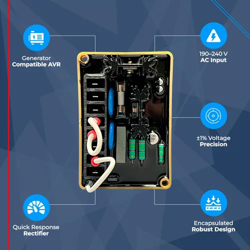 Vista 2 de AVR SE350 Módulo de control automático del regulador de voltaje para generador Genset con 2 años de garantía!