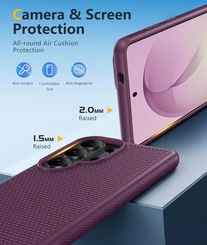 Vista 11 de FNTCASE Funda para iPhone 17 Pro: Fundas delgadas translúcidas de color azul claro compatibles con MagSafe, protección completa de la cámara