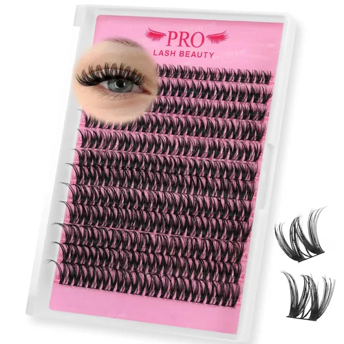 Vista 11 de PROLASHBEAUTY - Pegamento transparente de racimo de pestañas para 7 días de larga duración, pegamento impermeable para pestañas y sellado