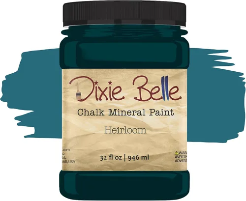 Vista 274 de Pintura para muebles con acabado de tiza Dixie Belle Paint Company - Amatista (4oz) - Pintura mineral de tiza chic púrpura profundo mate