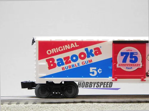 Vista 5 de Lionel Bazooka Bubble Gum 75 aniversario MUSA BOXCAR O Gauge
