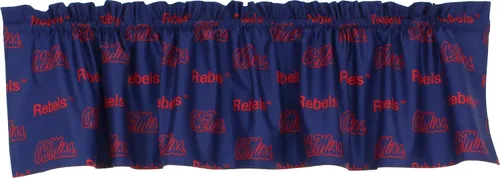 Vista 10 de College Covers Everything Comfy Arkansas Razorbacks - Cenefa de cortina estampada - 84 x 15 pulgadas