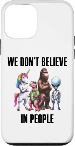 Vista 12 de Funda para iPhone 14 Unicornio Bigfoot Dinosaurio Alien Misteriosos Seres Legendarios