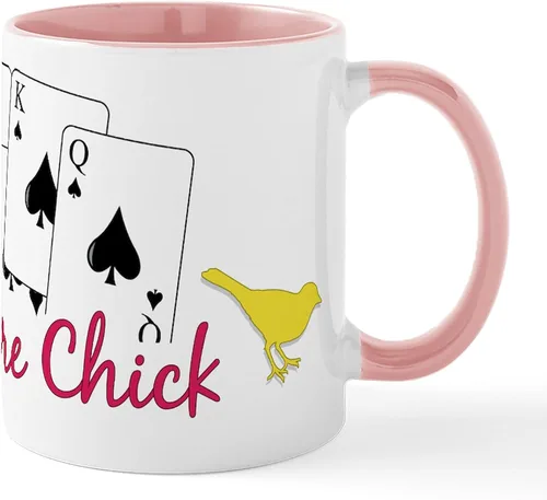 Vista 76 de CafePress Euchre Champ Mugs Taza de café de cerámica de 11 oz (11.0 fl oz)