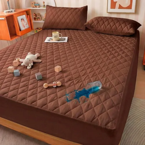 Vista 7 de Funda de colchón, funda de colchón impermeable, tamaño completo, ultrasuave y transpirable, lavable a máquina, adecuada para el hogar, dormitorio