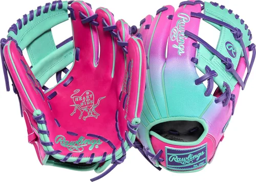 Vista 16 de Rawlings Guantes de béisbol Heart of The Hide Modelos juveniles de ajuste de contorno Desmontaje avanzado Tamaños de 11.5 a 12.5 pulgadas