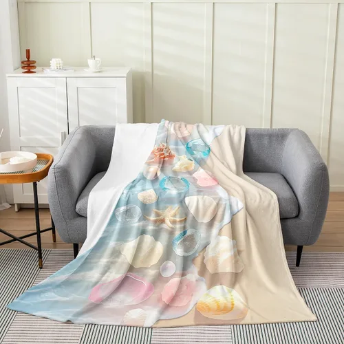 Vista 46 de jejeloiu Cute Mushroom Decor Plush Throw Blanket, For Kids Boys Girls 40"x50" Botanical Plants All Season,Bed Blanket Cartoon Mushrooms Flannel