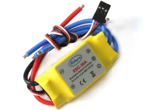 Vista 3 de Controlador de velocidad sin escobillas 30a ESC para avión de helicóptero multicoptero X525