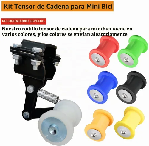 Vista 4 de Tensor de Cadena Universal para Bicicleta Motorizada Tensor de Cadena Pesada Ajustador Tensor de Cadena de Piñón de Resorte para Bicicleta