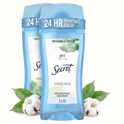 Vista 14 de Secret - Desodorante antitranspirante invisible sólido Shower Fresh, 2.60 onzas