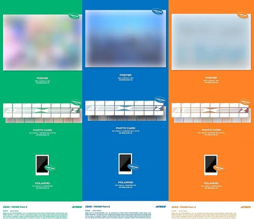 Vista 4 de Genie Music ATEEZ - Zero : Fever Part.3 [Random ver.] (7º Mini álbum) Álbum aleatorio+Preorden Limited Folded Poster+Cultura Regalo coreano