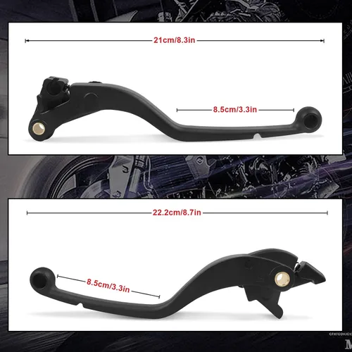 Vista 3 de BAIONE Worldmotop - Juego de palancas de embrague de freno de motocicleta CNC compatible con BMW F750GS F850GS 2018-2024 F850GS Adventure 2018-2024
