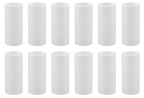 Vista 7 de Creative Hobbies® Fundas de plástico blanco de 1.75 pulgadas para candelabros de 1.75 pulgadas, base de candelabro de 1.75 pulgadas, juego de 12