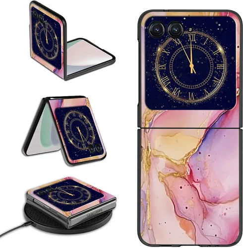 Vista 15 de Rossy Funda para Motorola RAZR 5G, para Moto RAZR 5G, funda delgada y ligera de policarbonato duro a prueba de golpes para Motorola Moto RAZR 5G