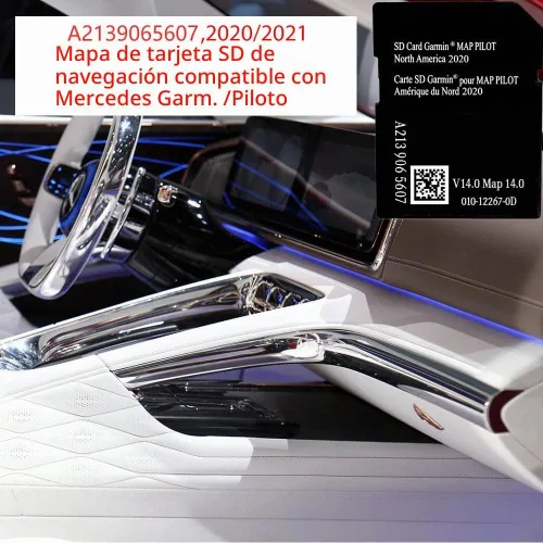 Vista 2 de Tarjeta SD de navegación compatible con Mercedes Garm./Pilot, Clase C Clase E GLC. Versión 14.0 (MAP 14.0) SOLO SE debe usar en el Audio 20