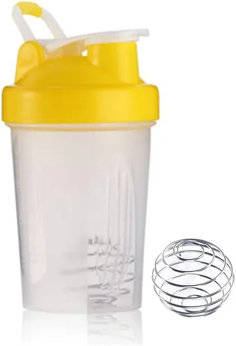 Vista 15 de ChezMax Botella agitadora para proteína en polvo (sin BPA), taza mezcladora PP5 a prueba de fugas con cuchilla mezcladora incorporada, agitador