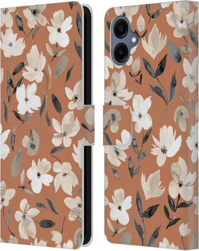 Vista 245 de Head Case Designs Officially Licensed Ninola Ditsy Flowers Yellow Nature Bold Leather Wallet Case Compatible with Samsung Galaxy A07 4G