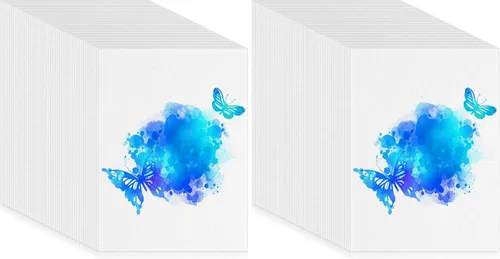Vista 8 de Sabary 250 hojas de papel de acuarela a granel blanco prensado en frío, paquete de papel de acuarela para niños, pintura de boceto blanco, pintura