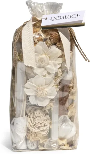 Vista 11 de Popurri de lavanda ámbar Bolsa grande de 20 onzas + frasco de fragancia Aromas de lavanda triturada, ámbar de cristal, eucalipto blanco