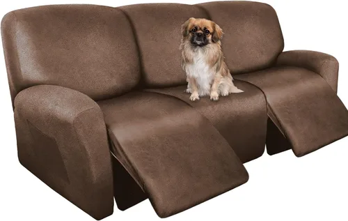 Vista 72 de ANARACHON Fundas para Sillas Reclinables Tipo Cuero, 4 Piezas Funda para Sillón Reclinable Lazy Boy, Protector de Muebles - Funda Suave Lavable