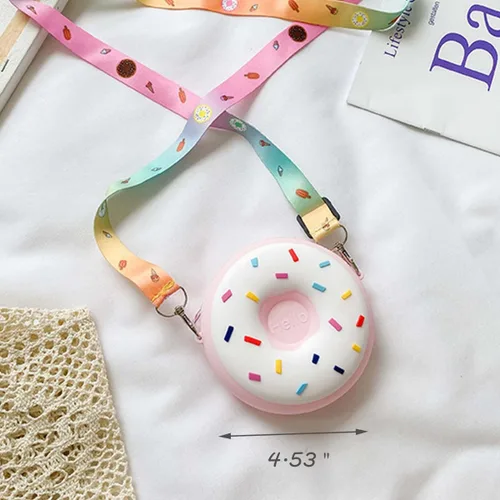 Vista 5 de Bolso cruzado para niña pequeña, bolso de hombro, mini bolso de mensajero para niñas pequeñas, Rosado