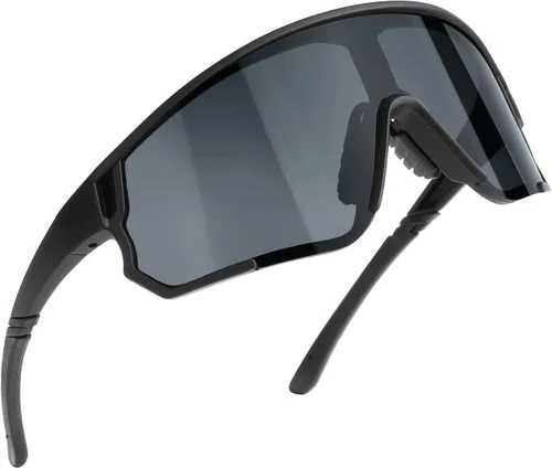 Vista 5 de WANWAN Gafas de sol deportivas de ciclismo para hombres y mujeres, estilo de los años 80, sombra de visera, béisbol, pesca, esquí, correr, golf