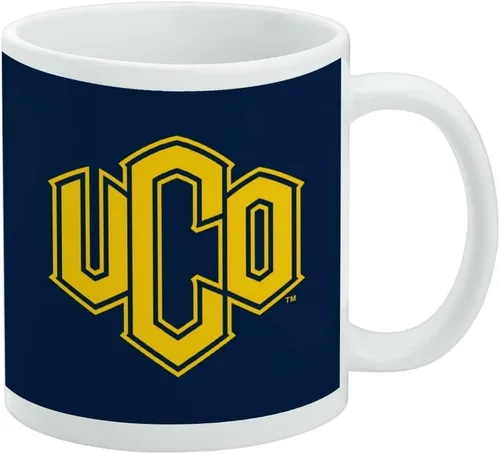 Vista 101 de Taza de cerámica con el logotipo principal de la Universidad Rider, taza de regalo novedosa para café, té y bebidas calientes, 11oz, blanca