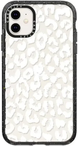 Vista 112 de Funda Impact de CASETiFY para iPhone 11 - Tiempo A Solas de Esther Kim - Negro Claro
