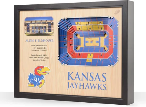 Vista 31 de YouTheFan NCAA Arte de Pared StadiumView de 25 Capas