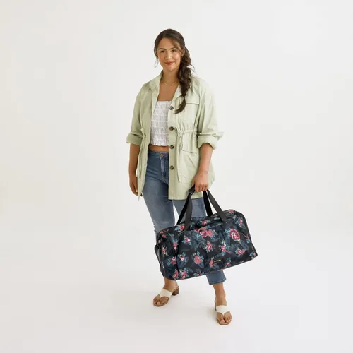 Vista 5 de Vera Bradley Women's Recycled Lighten Up Reactive Travel Duffle Bag
