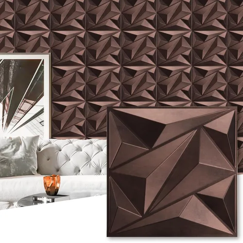 Vista 12 de Art3dwallpanels Paquete de 20 paneles de pared 3D para decoración de pared interior, 12 x 12 pulgadas, paneles de diamante blanco para sala