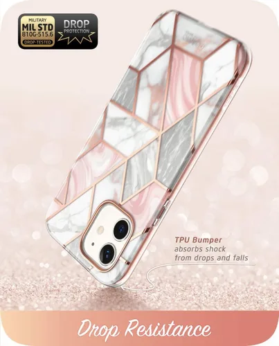 Vista 5 de i-Blason Cosmo Series - Funda para iPhone 12 / iPhone 12 Pro 5G de 6.1 pulgadas (versión 2020), funda protectora delgada de cuerpo completo