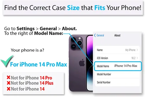 Vista 2 de Funda protectora completa con purpurina compatible con iPhone 14 Pro Max [protección militar contra caídas] híbrida resistente 3 en 1, resistente a