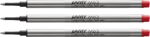 Vista 4 de 5 recambios de bolas de rodillo Lamy M63 M61, color rojo